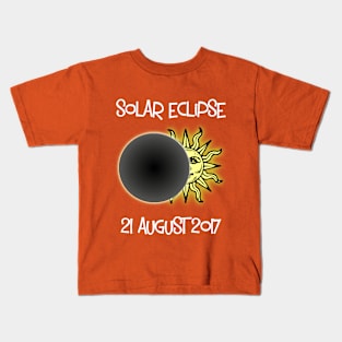 Total Eclipse Of The Sun USA August 2017 Kids T-Shirt